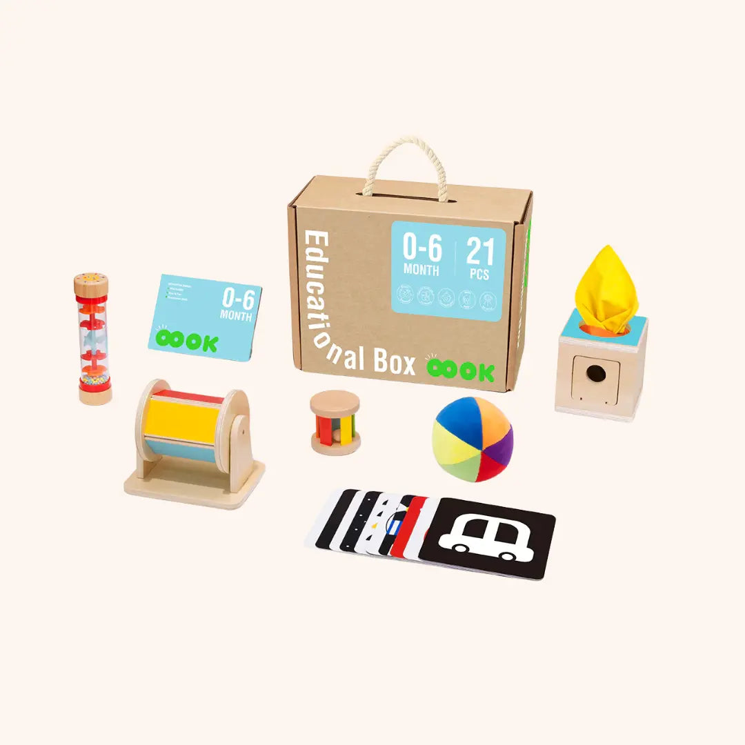 Montessori Toddlers Play Kit 0–6 måneder