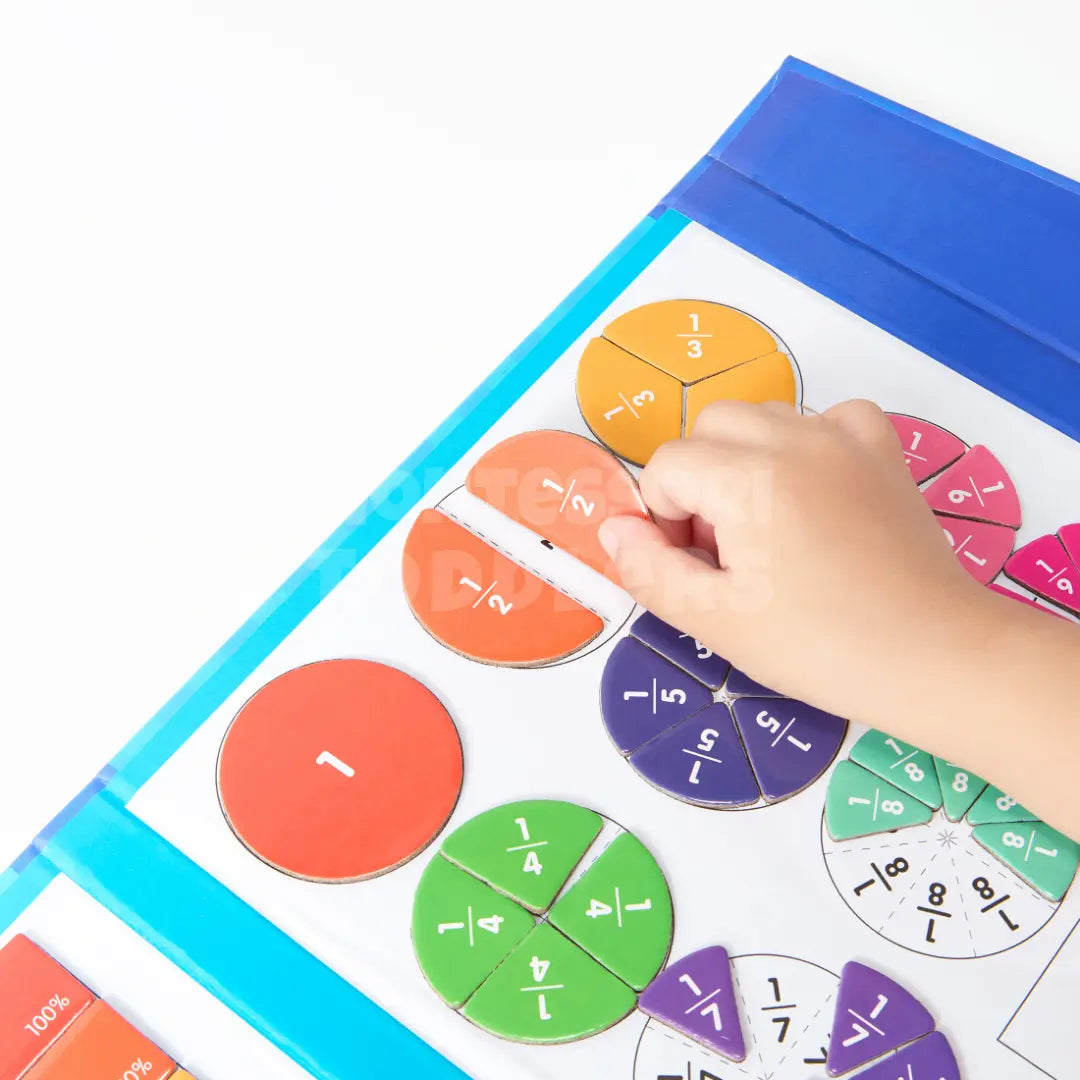 Toddlers Magnetic Fractions - Jouet d'apprentissage des mathématiques