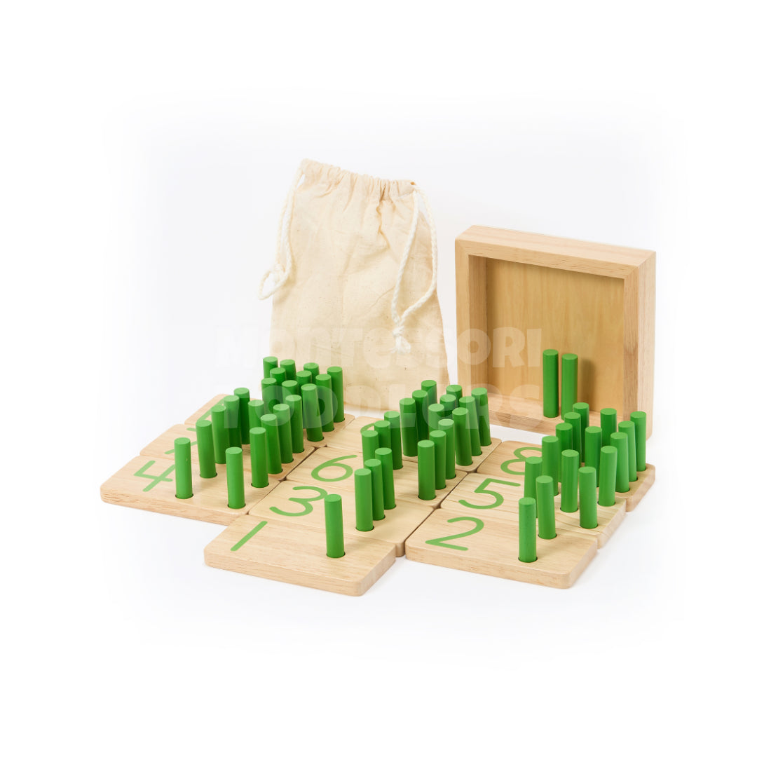 Toddlers Math Stick Board