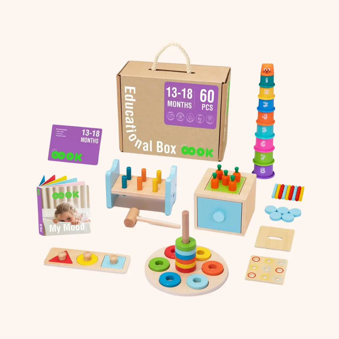Montessori Toddlers Play Kit 13–18 måneder