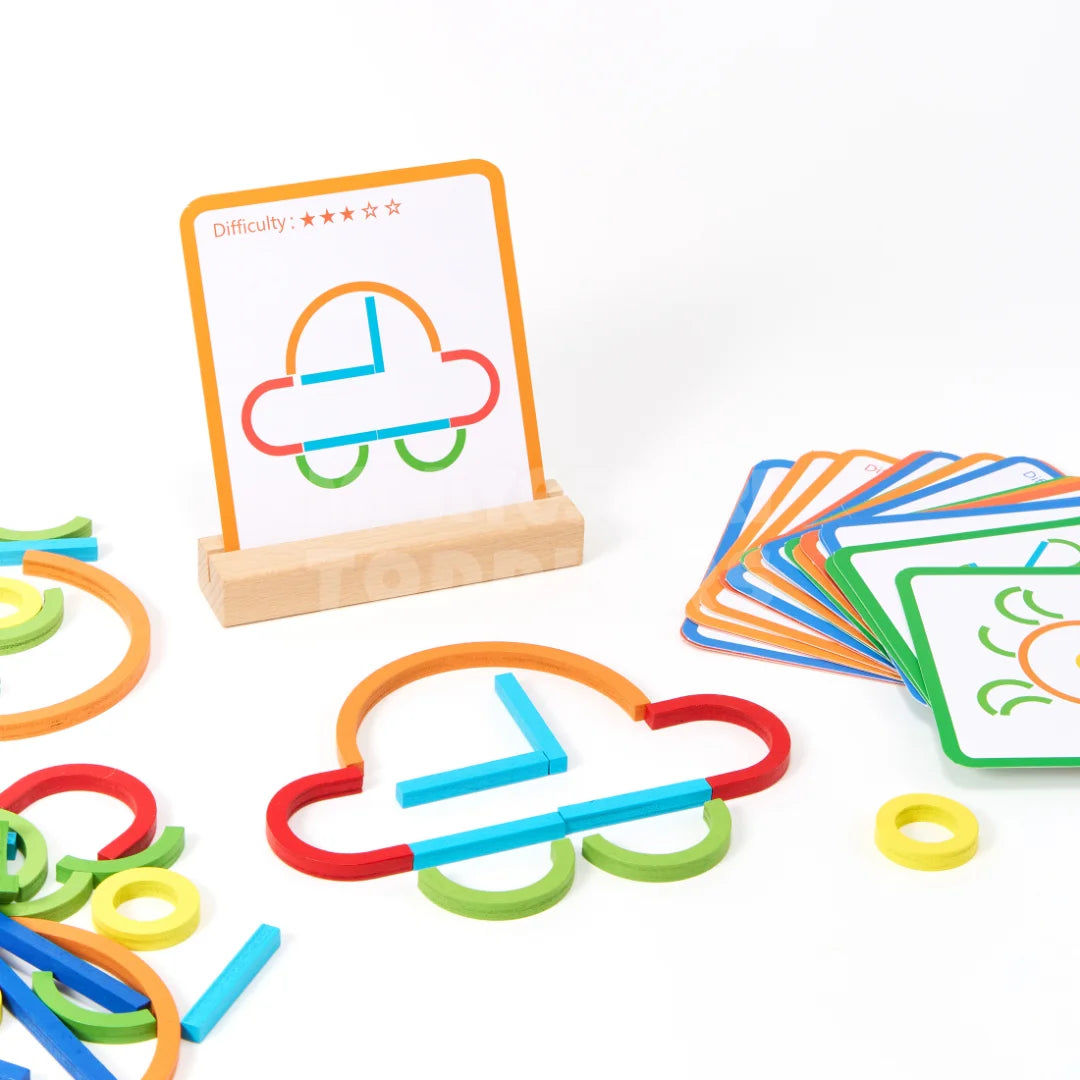 Toddlers Stick & Rings Puzzle