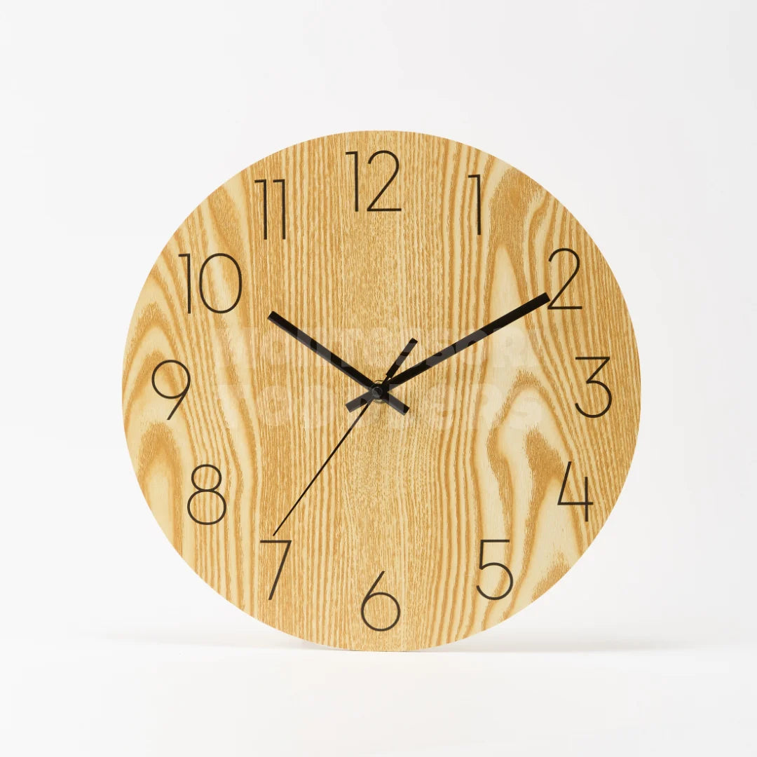 Toddlers Wooden Clock - L'horloge en bois pour la chambre des enfants