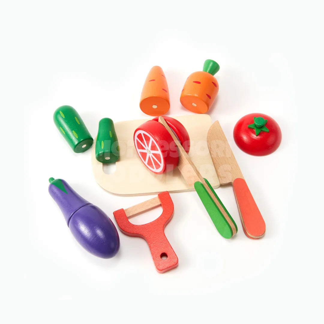 Toddlers Wooden Fruits/Vegetables Set