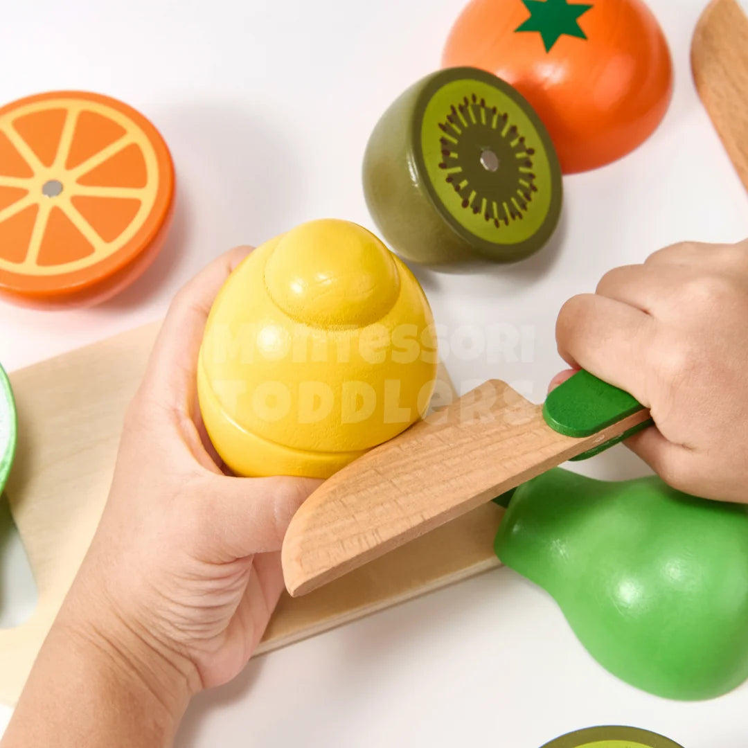 Toddlers Wooden Fruits/Vegetables Set