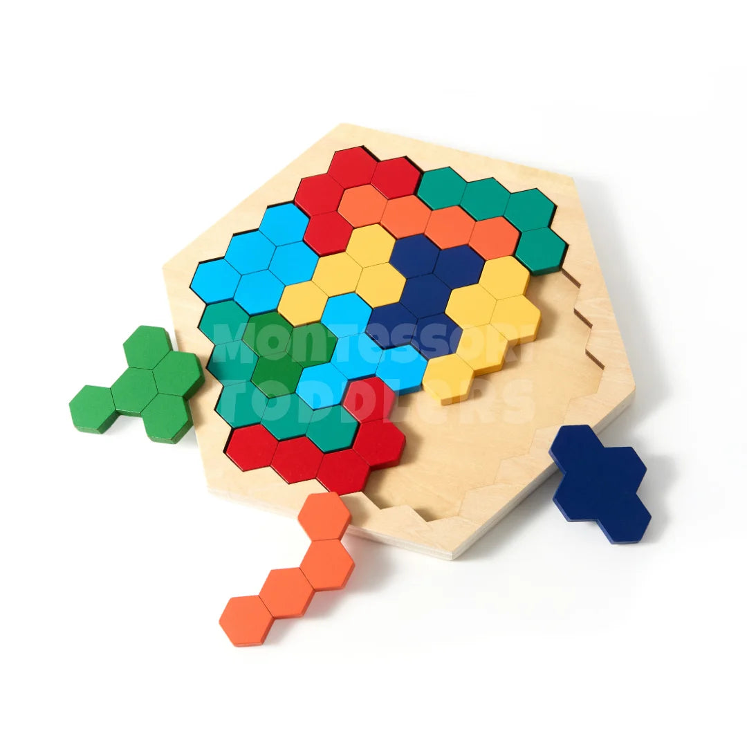 Wooden Hexagon Puzzle