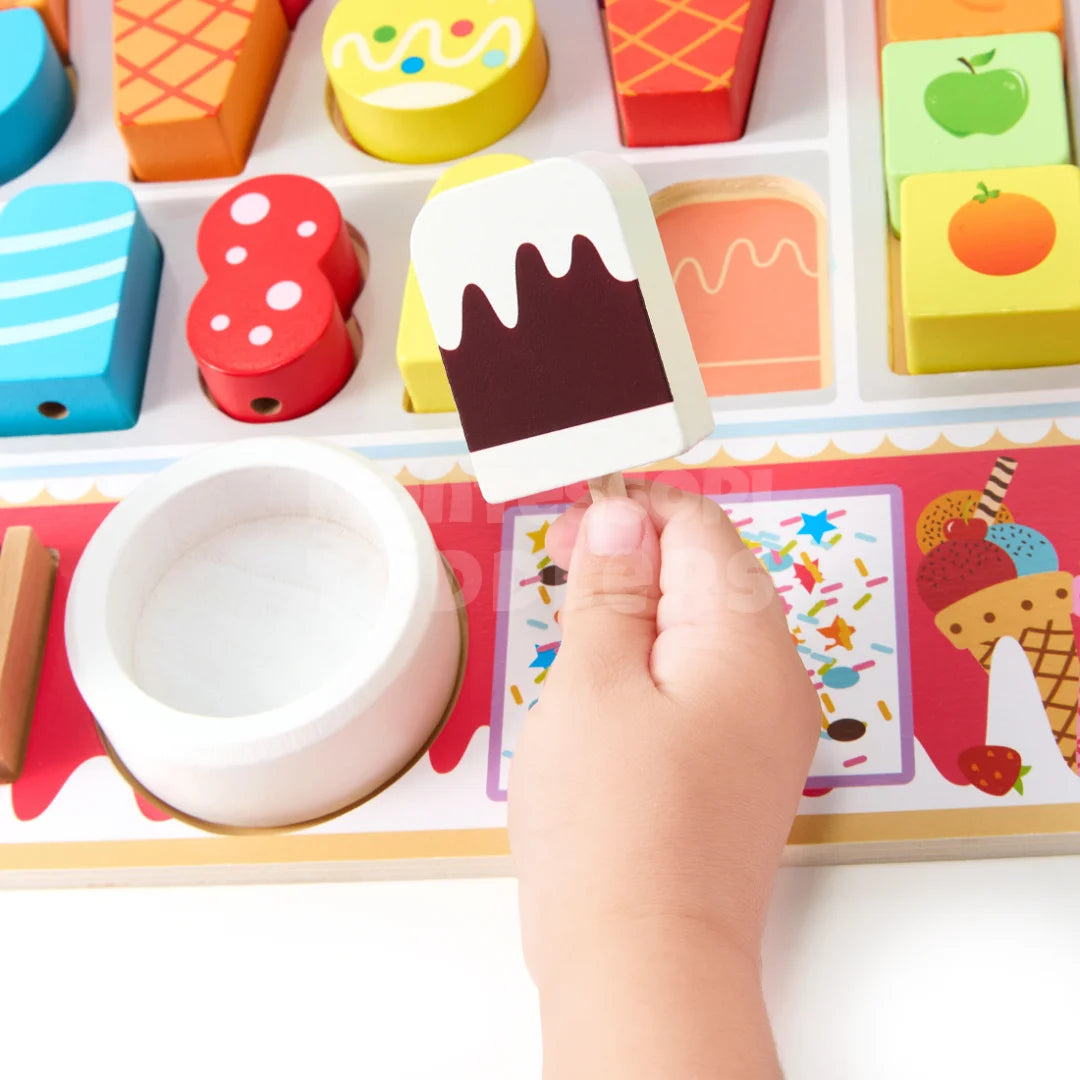 Toddlers Wooden Ice Cream Shop