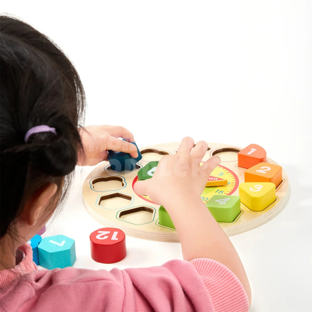 Toddlers Wooden Learning Clock
