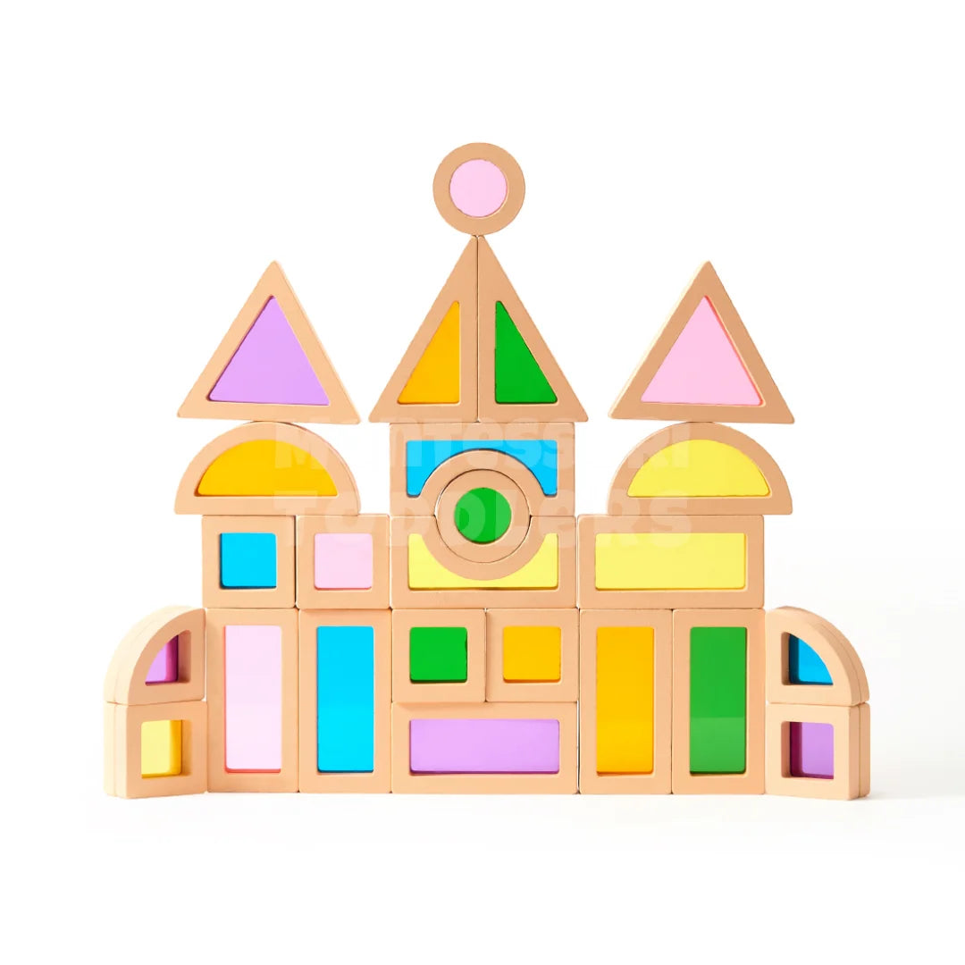 Toddlers Wooden Rainbow Puzzle