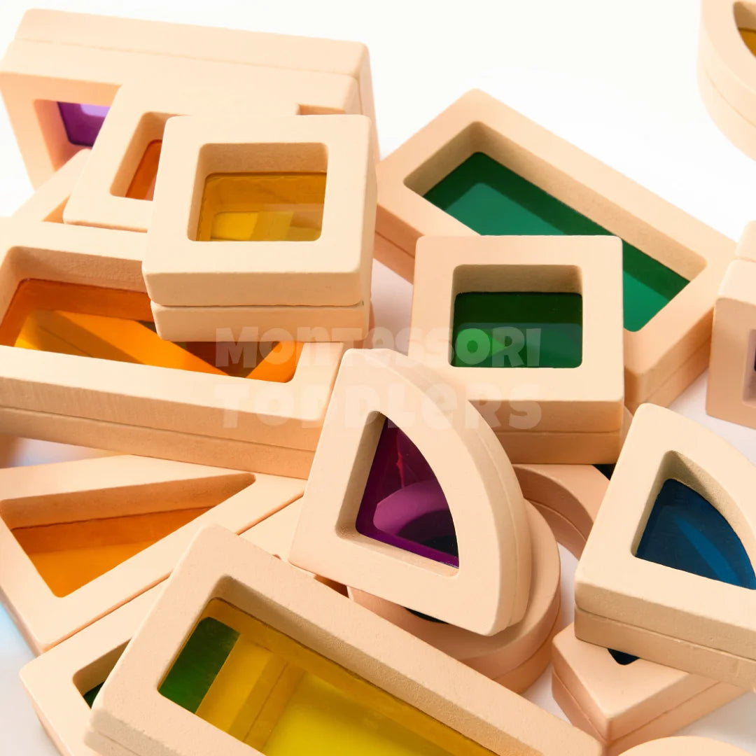 Toddlers Wooden Rainbow Puzzle