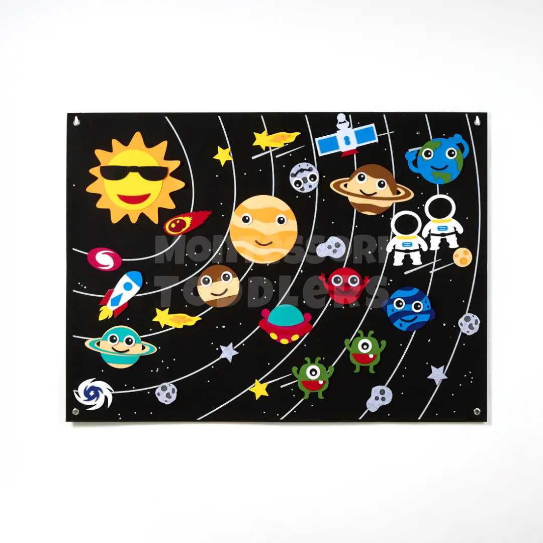 Toddlers Adventure Felt Board - Utforsk fantasifulle verdener!