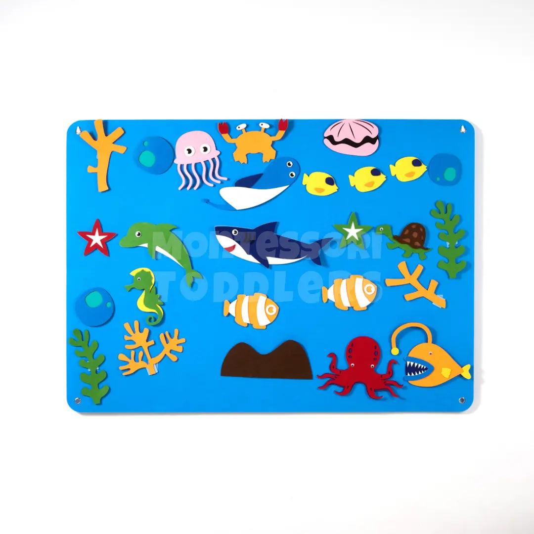 Toddlers Adventure Felt Board - Utforsk fantasifulle verdener!