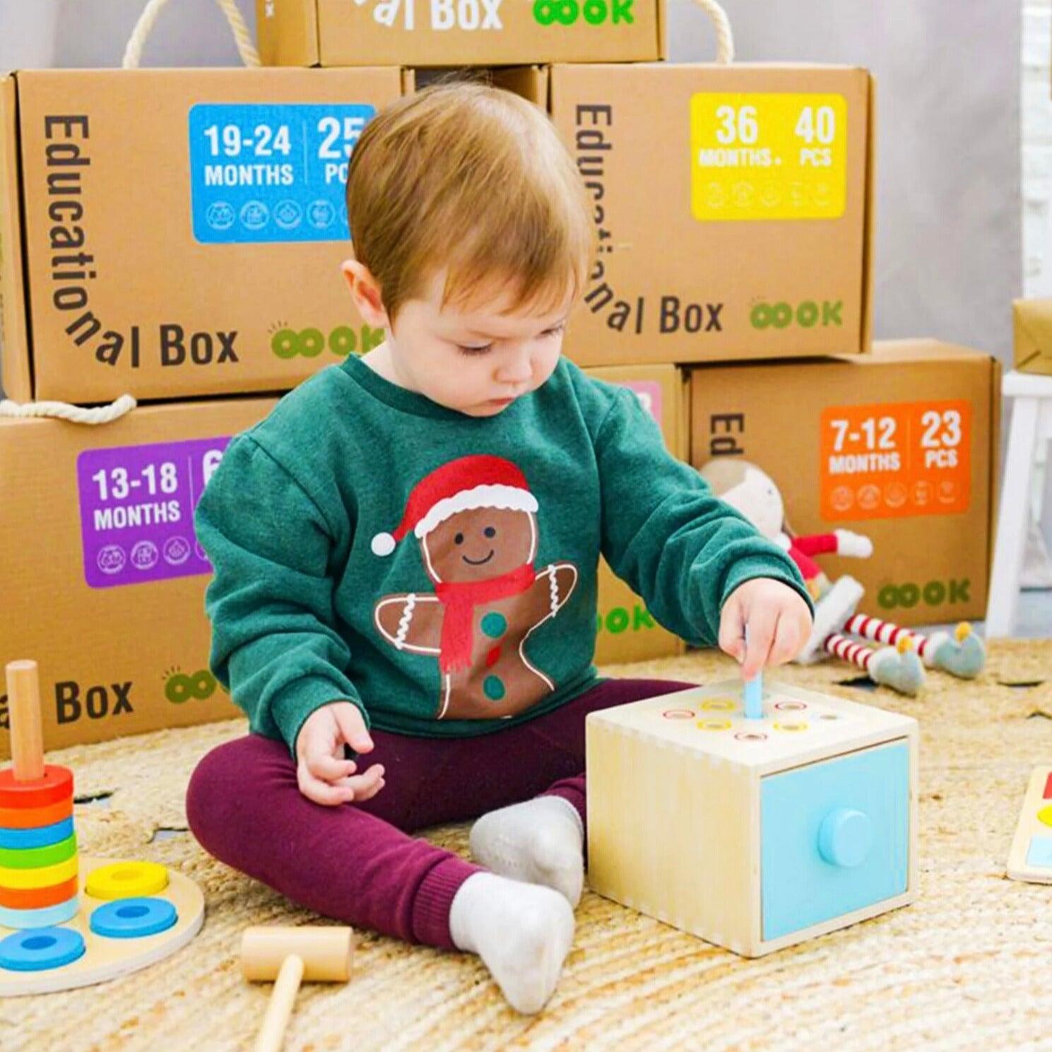 Montessori Toddlers Play Kit 13–18 måneder