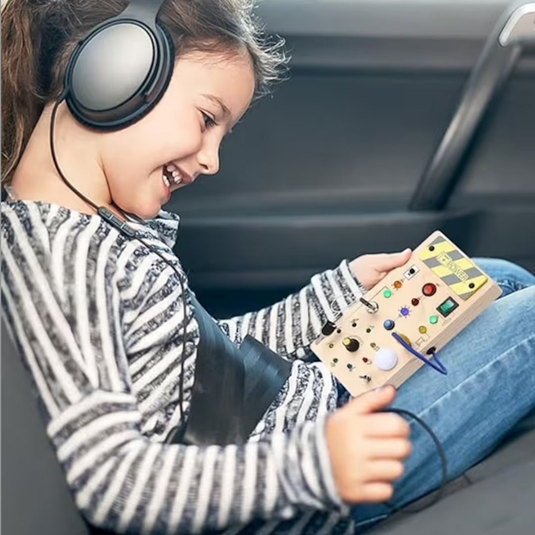 Toddlers Wooden Busy Board