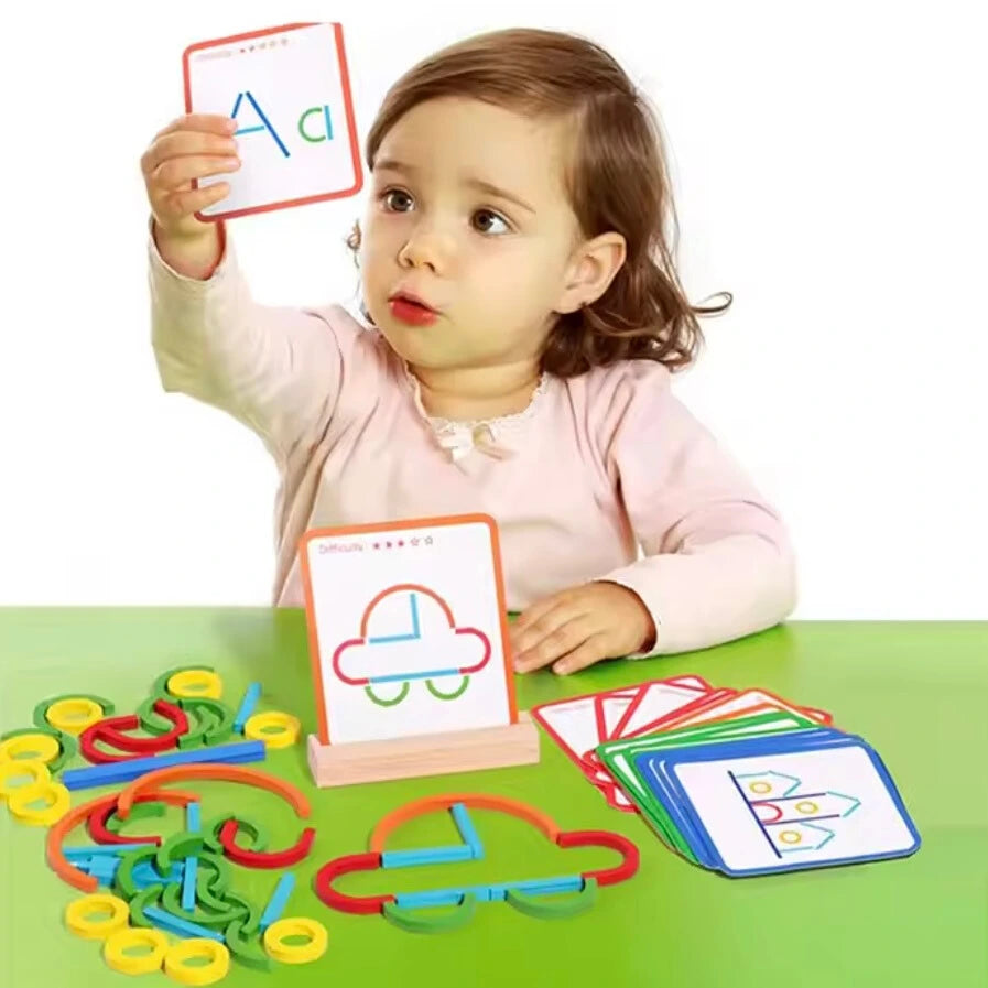 Toddlers Stick & Rings Puzzle