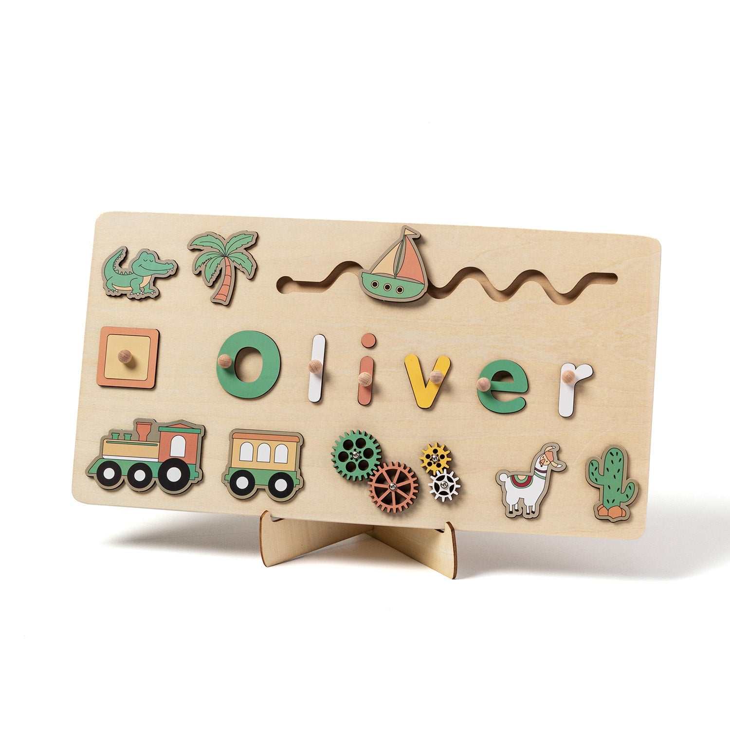 Toddlers Name Puzzle – Personlig puslespill i tre