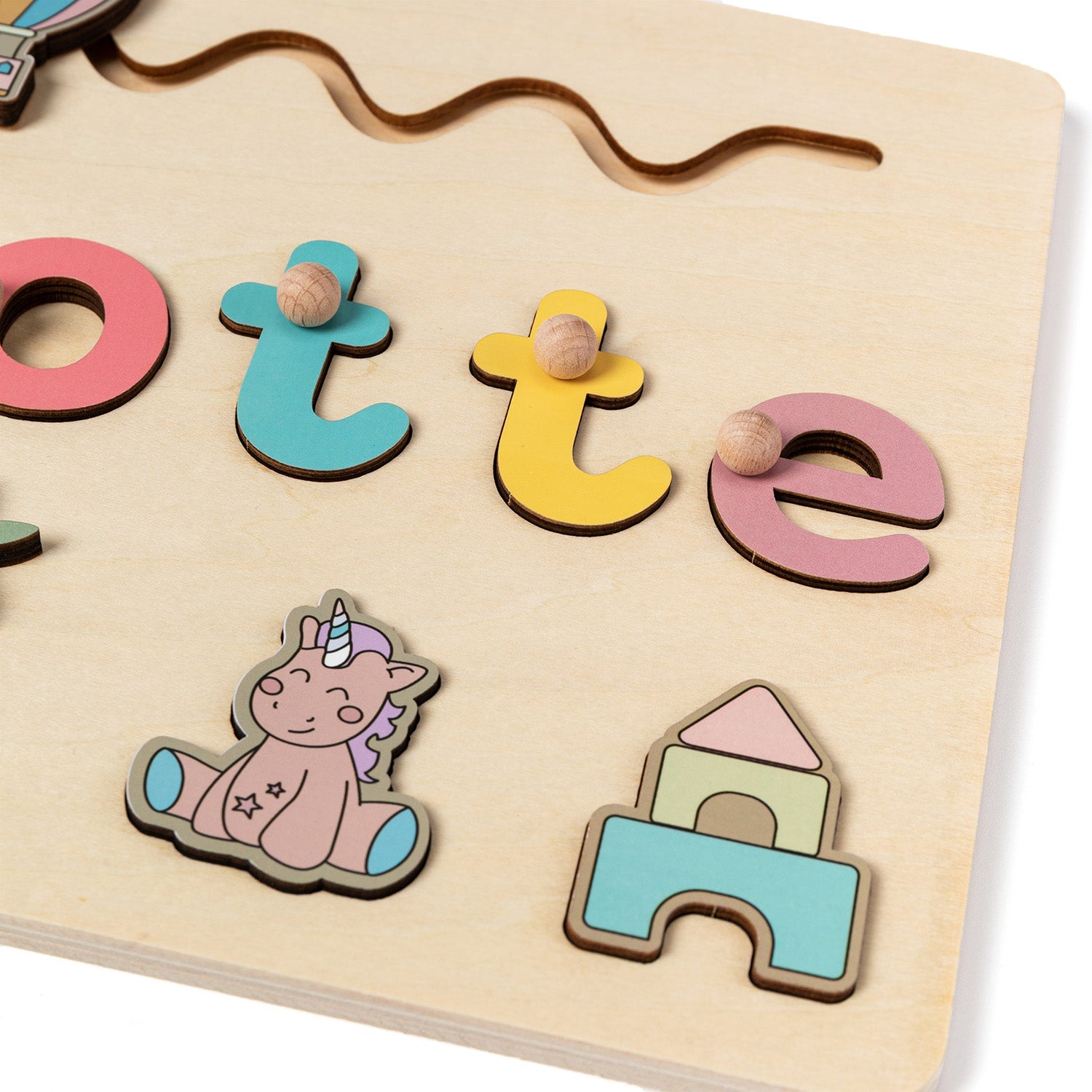 Toddlers Name Puzzle – Personlig puslespill i tre