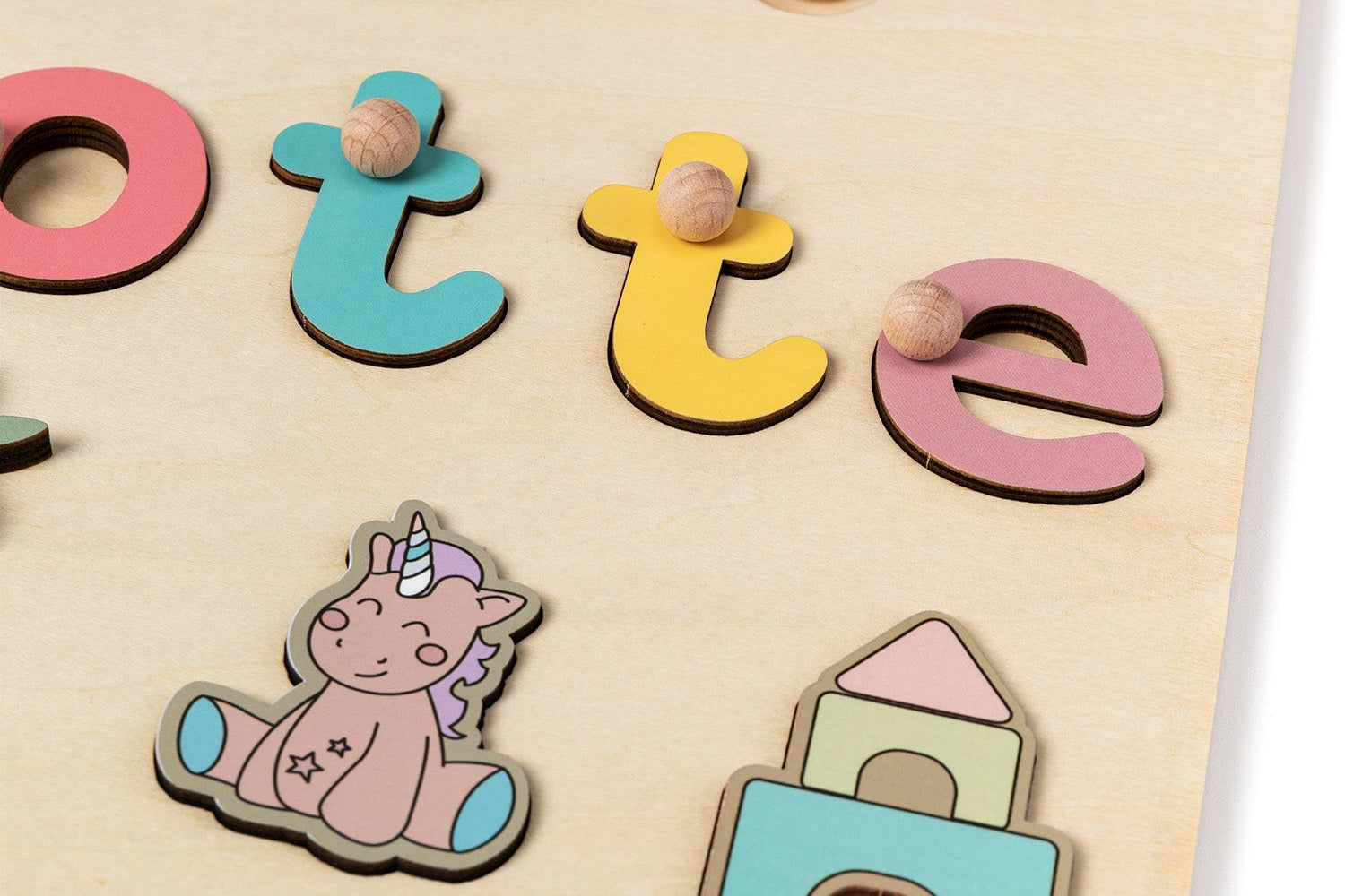 Toddlers Name Puzzle – Personlig puslespill i tre