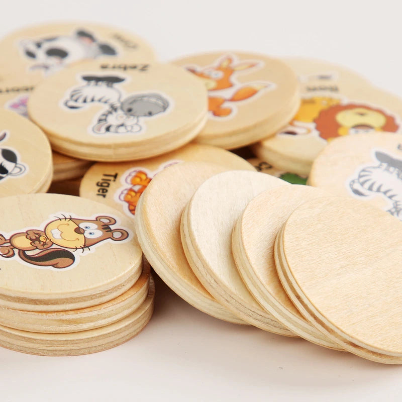 Toddlers Wooden Memory Chess