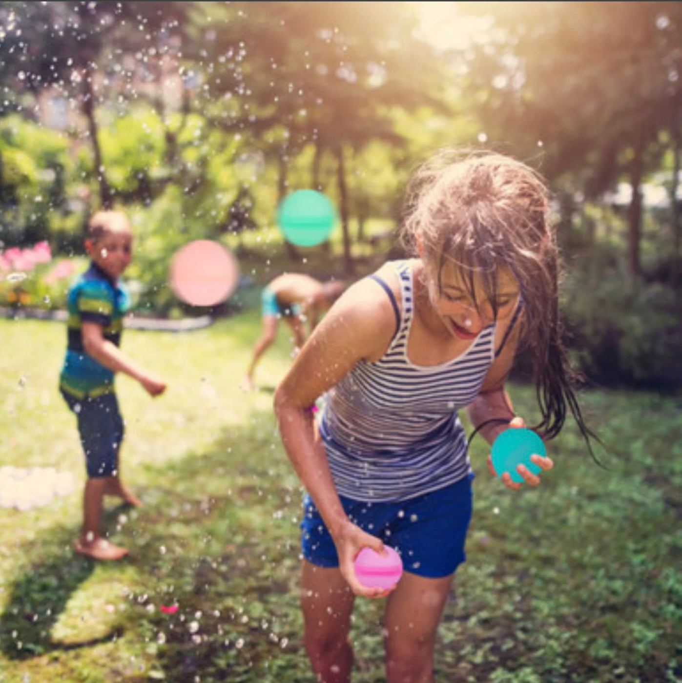 Toddlers Fun Reusable Water Balloons - Endless fun!