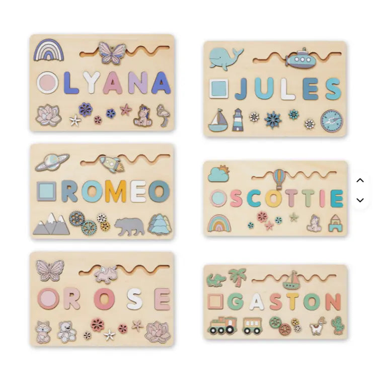 Toddlers Name Puzzle – Personlig puslespill i tre
