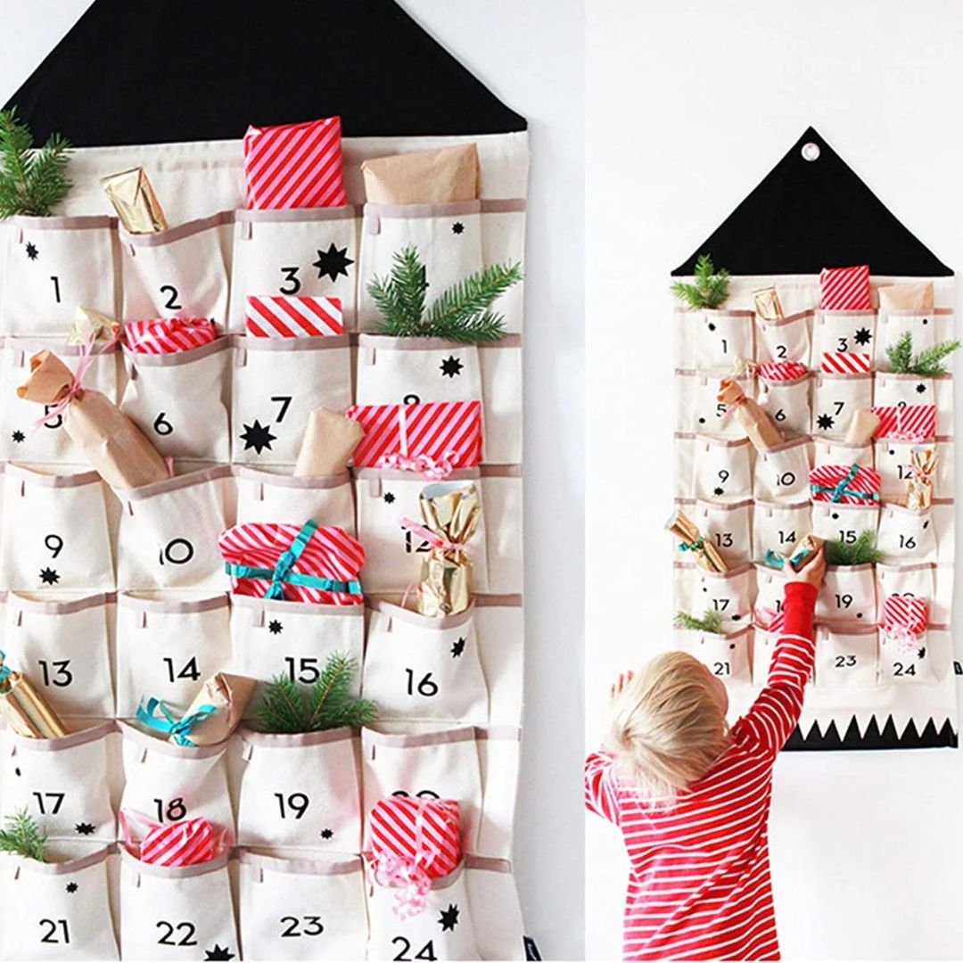 Toddlers Christmas Calendar - Veggmontert adventskalender 100 cm