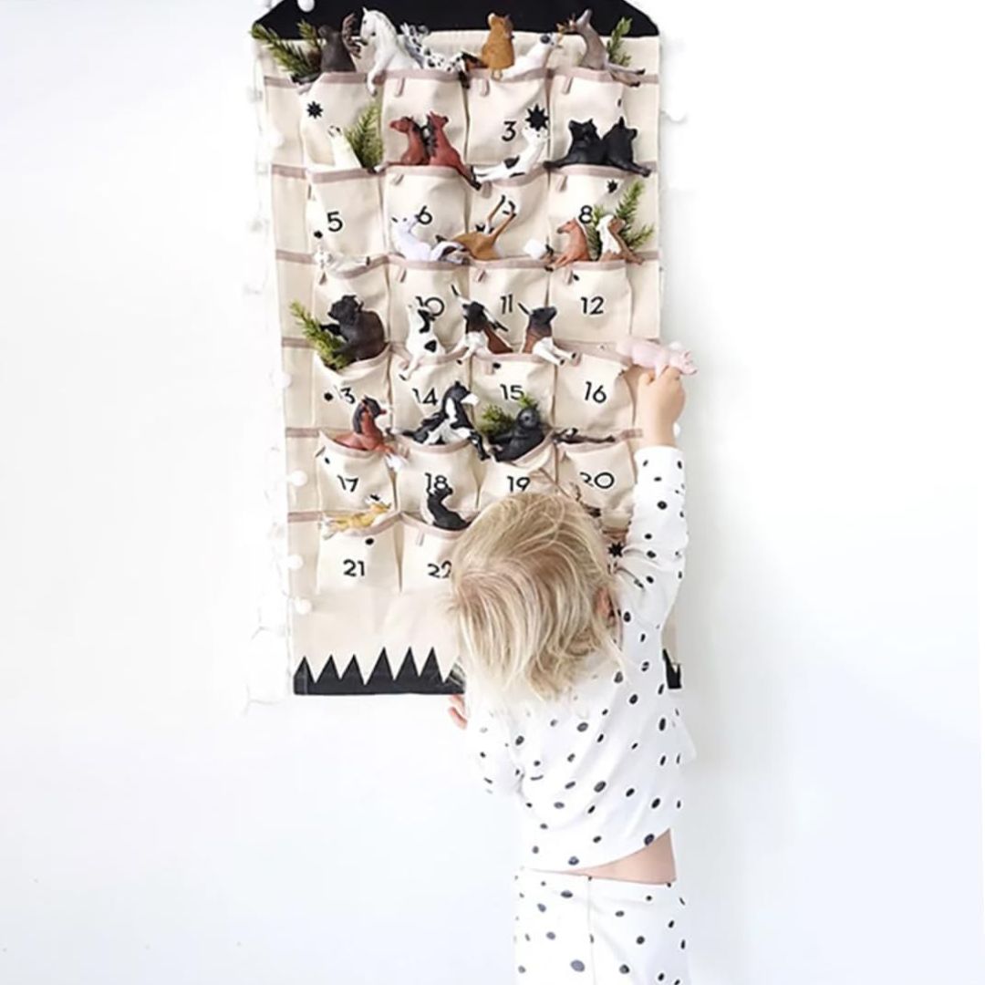 Toddlers Christmas Calendar - Veggmontert adventskalender 100 cm