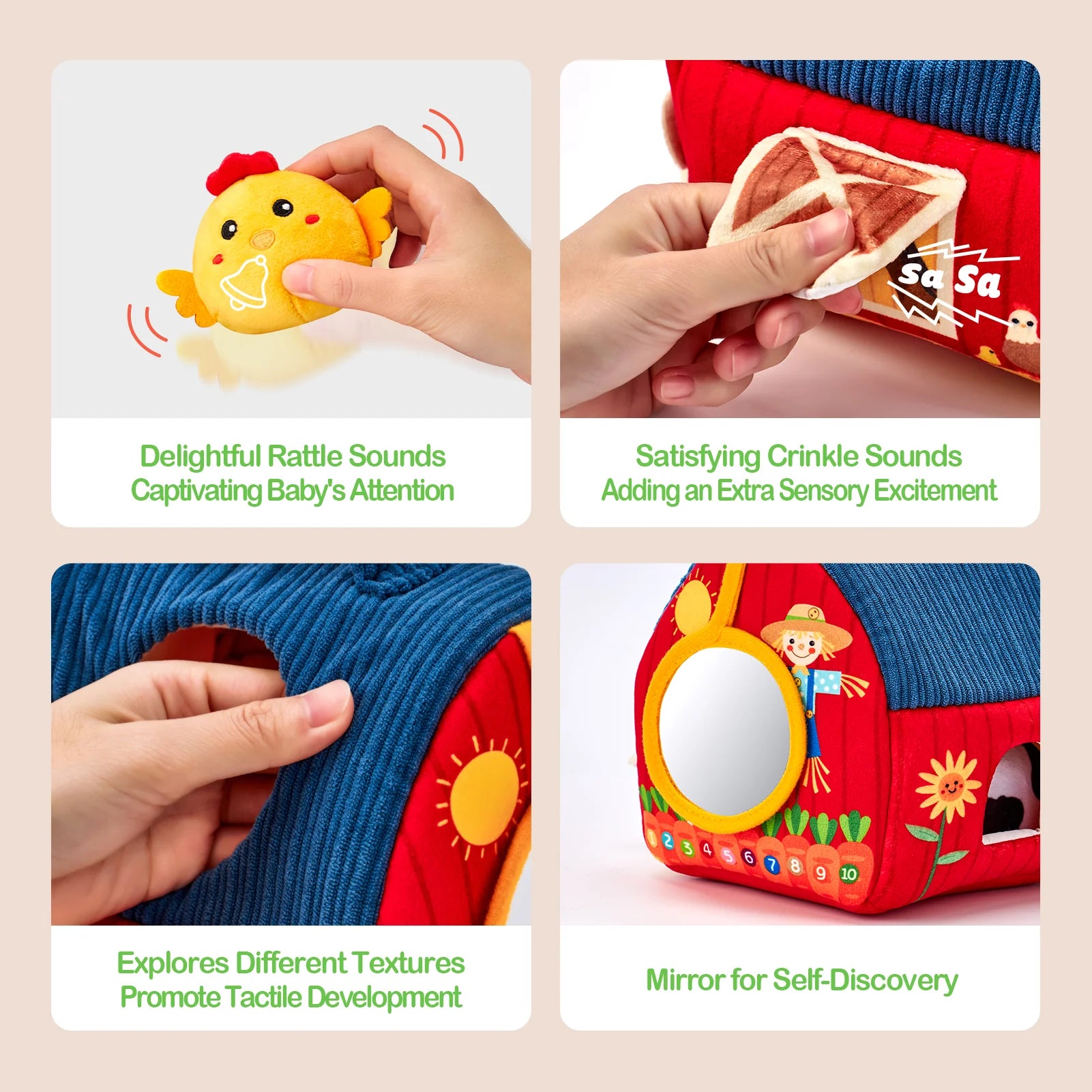 Toddlers Soft Farm Set