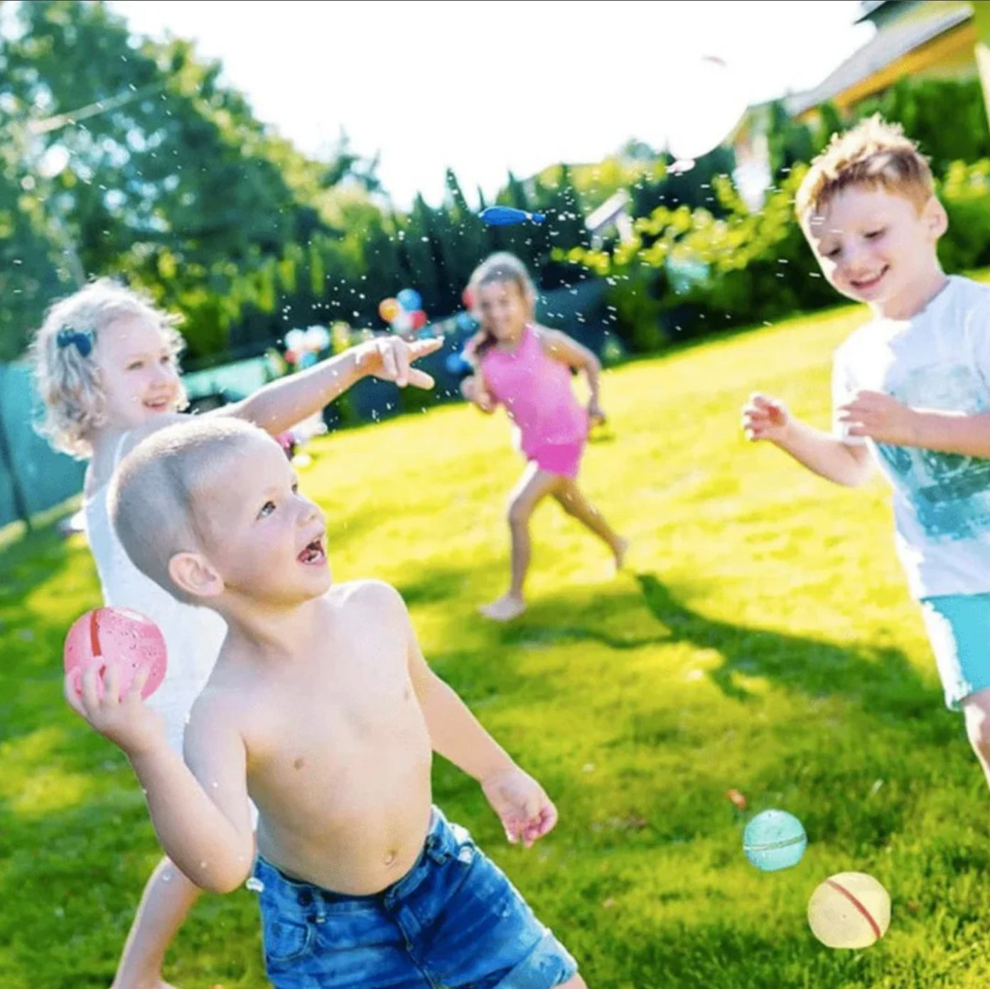 Toddlers Fun Reusable Water Balloons - Endless fun!