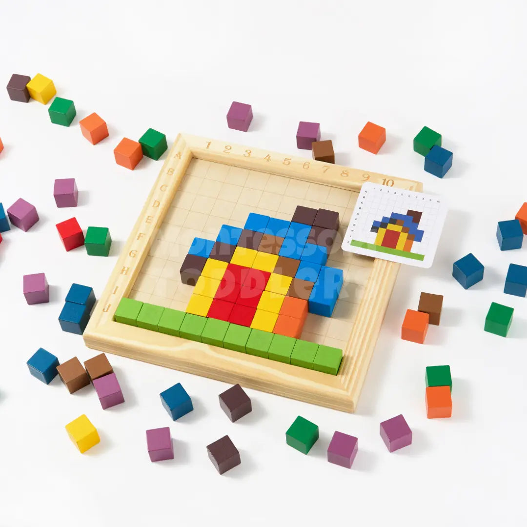 Toddlers Rainbow Building Blocks
