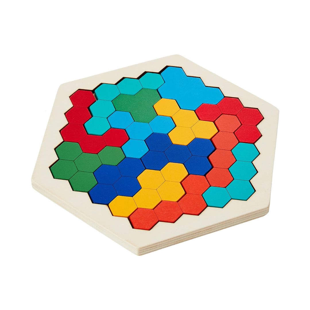 Wooden Hexagon Puzzle