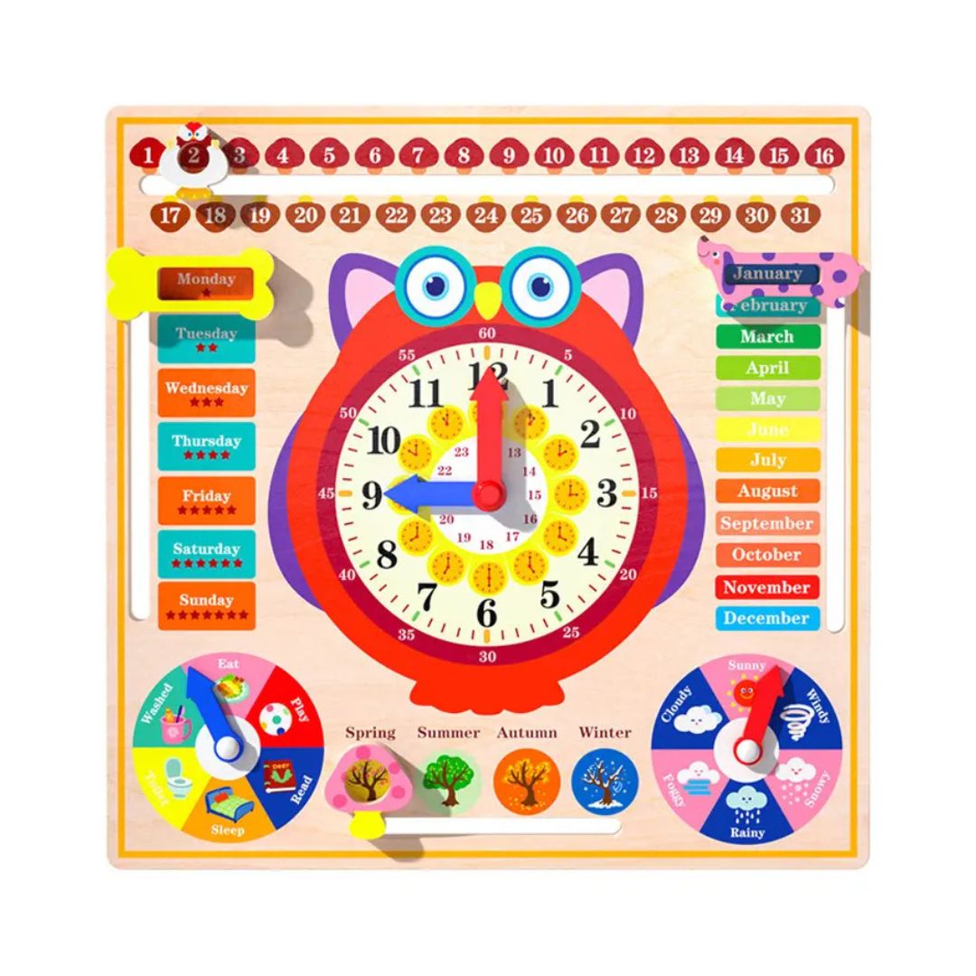 Toddlers Calendar Clock