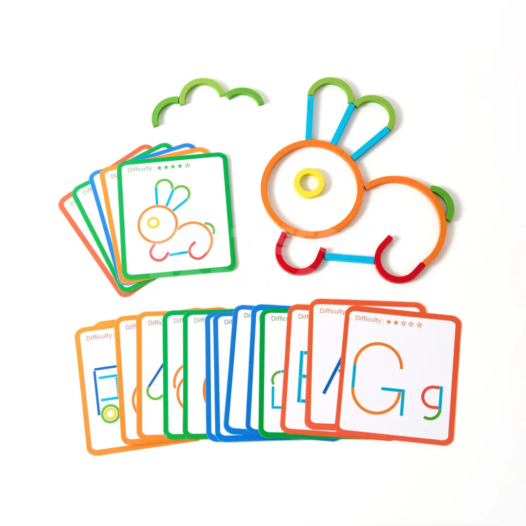 Toddlers Stick & Rings Puzzle