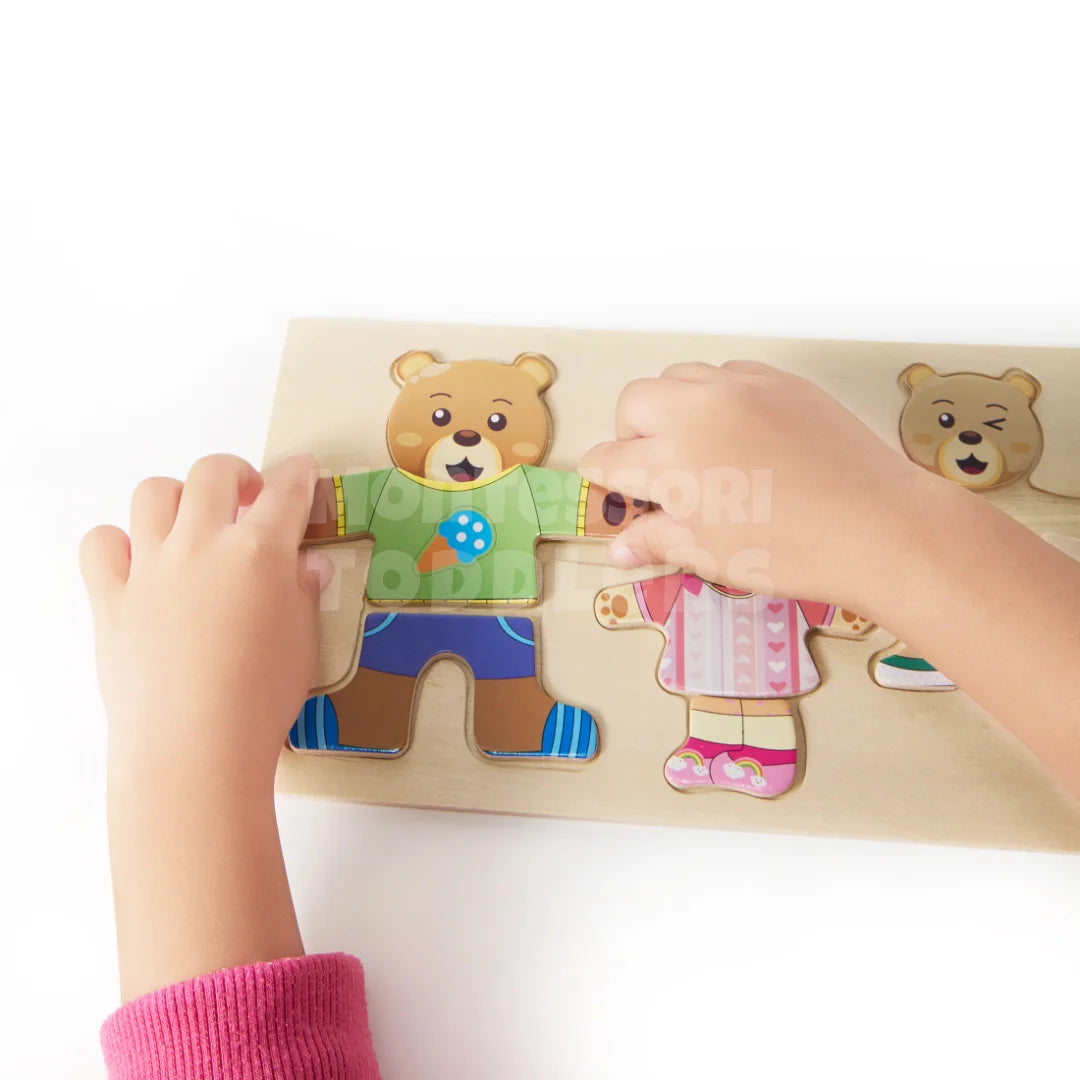 Toddlers Wooden Bear Puzzle