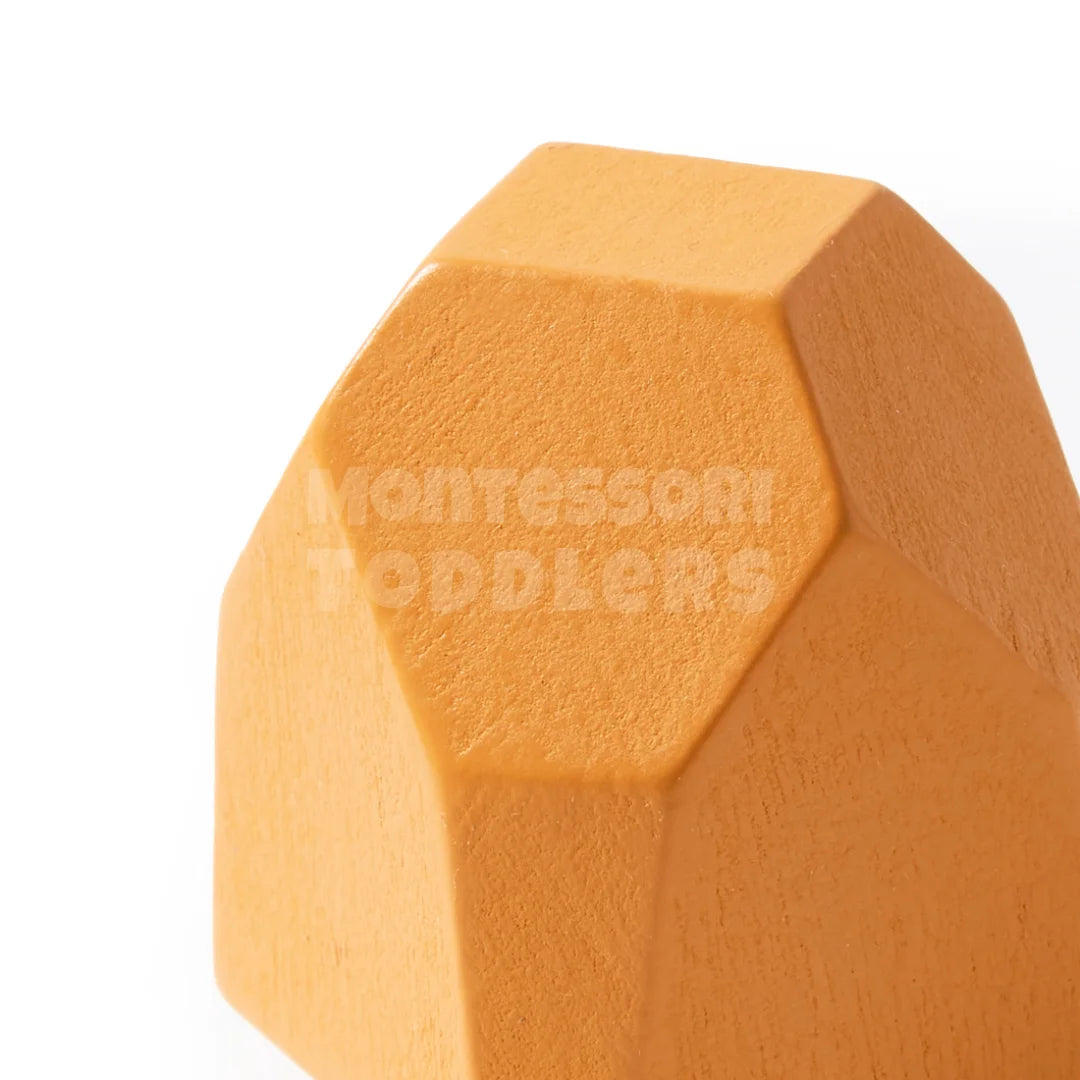 Toddlers Wooden Color Stones