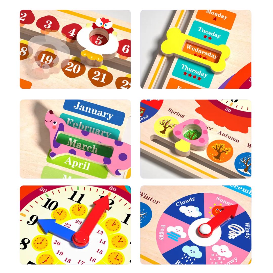 Toddlers Calendar Clock