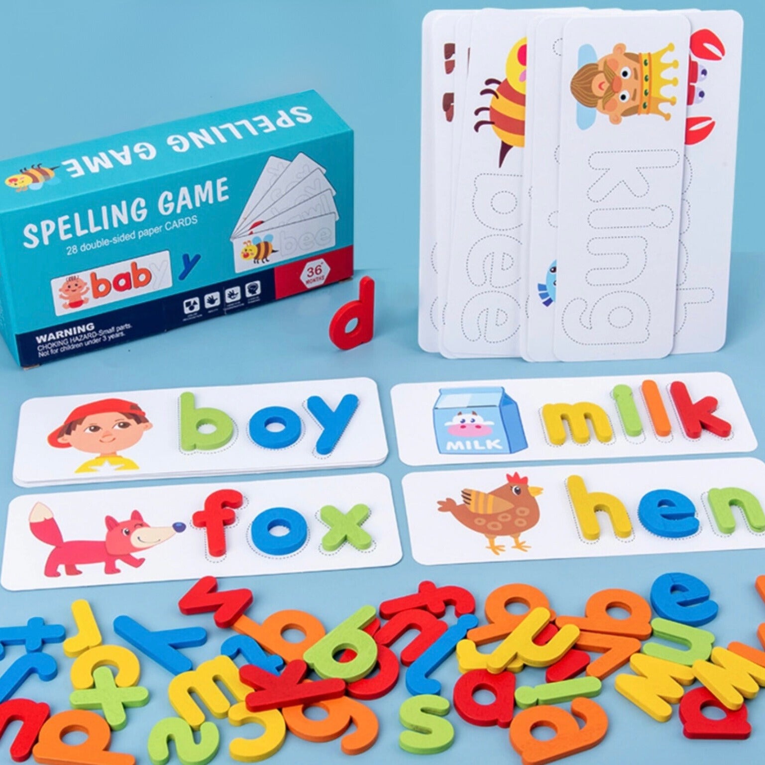 Toddlers Alphabet Puzzle - L’orthographe commence ici !