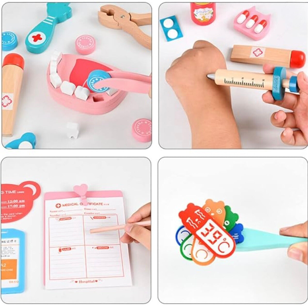 Toddlers Wooden Doctor Set
