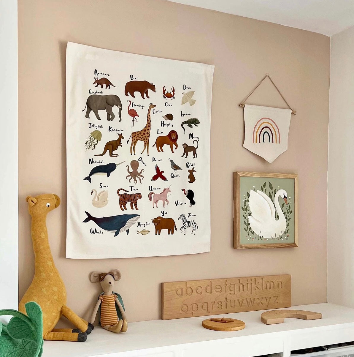 Toddlers Fabric Posters  – Choose your favourite!