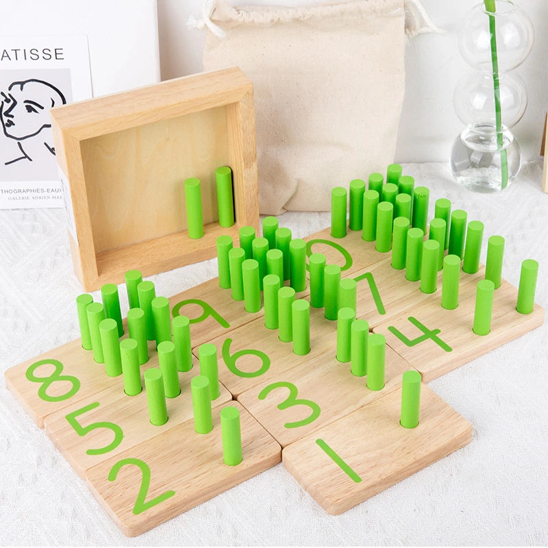 Toddlers Math Stick Board