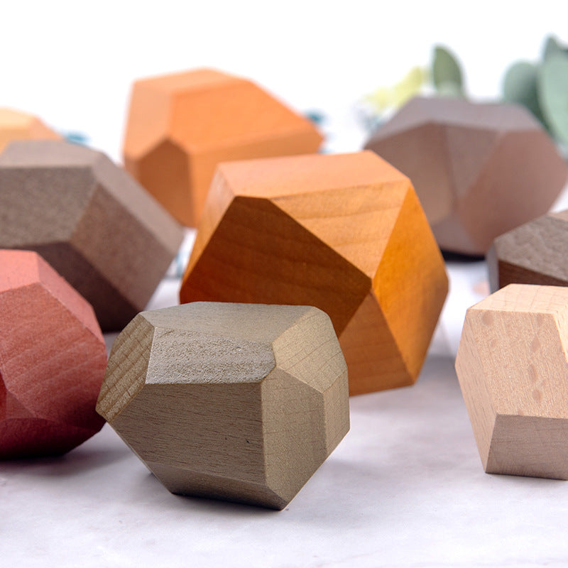 Toddlers Wooden Stones - Construire, empiler, apprendre !