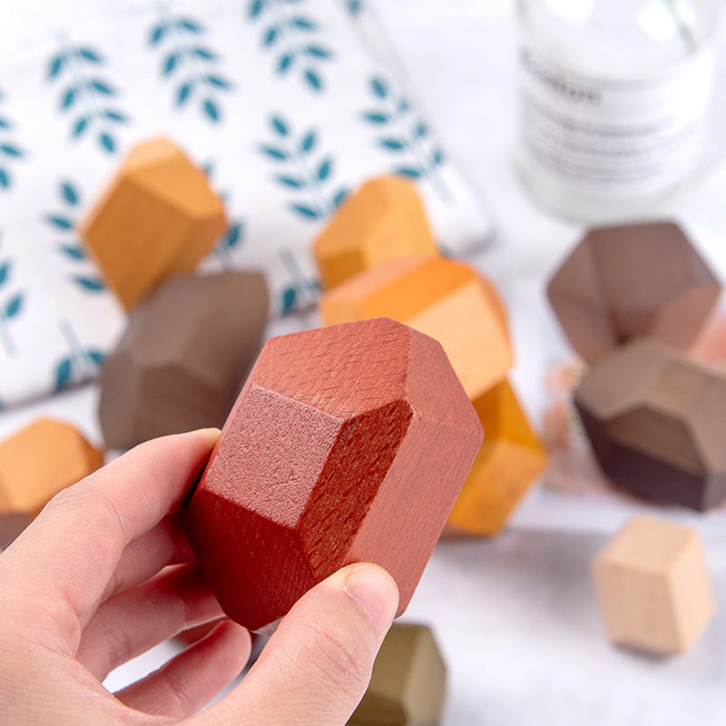 Toddlers Wooden Stones - Construire, empiler, apprendre !