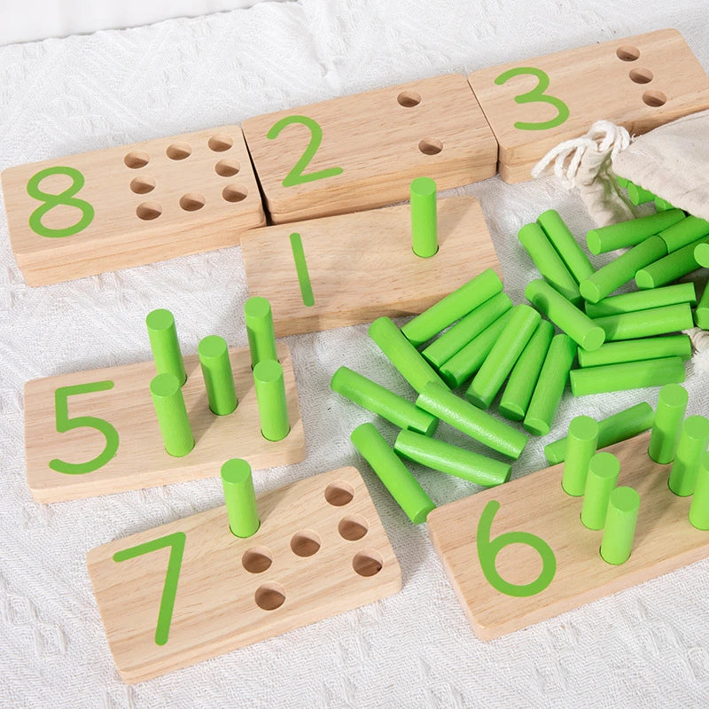 Toddlers Math Stick Board