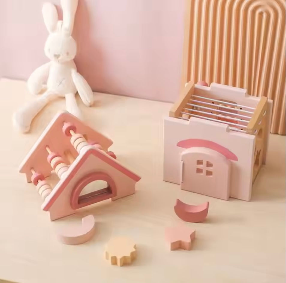 Toddlers Wooden Pink House