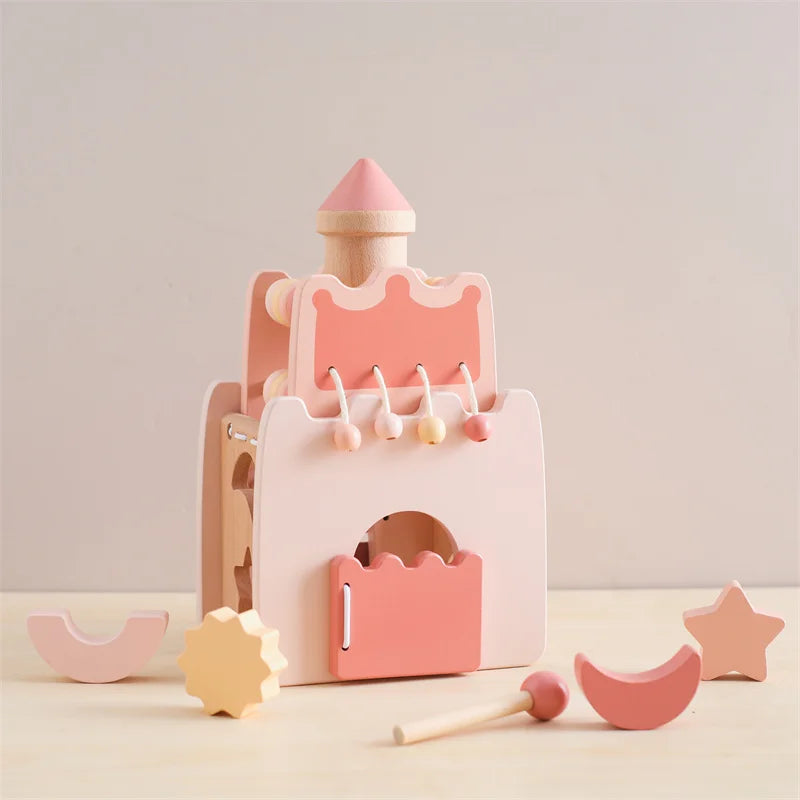 Toddlers Wooden Activity Castle