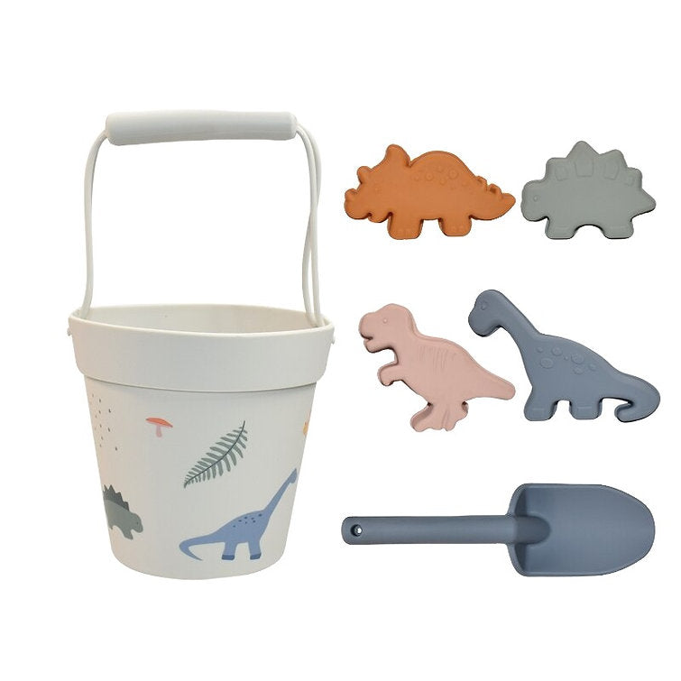 Ensemble de jouets de plage en silicone 6 pièces pour tout-petits