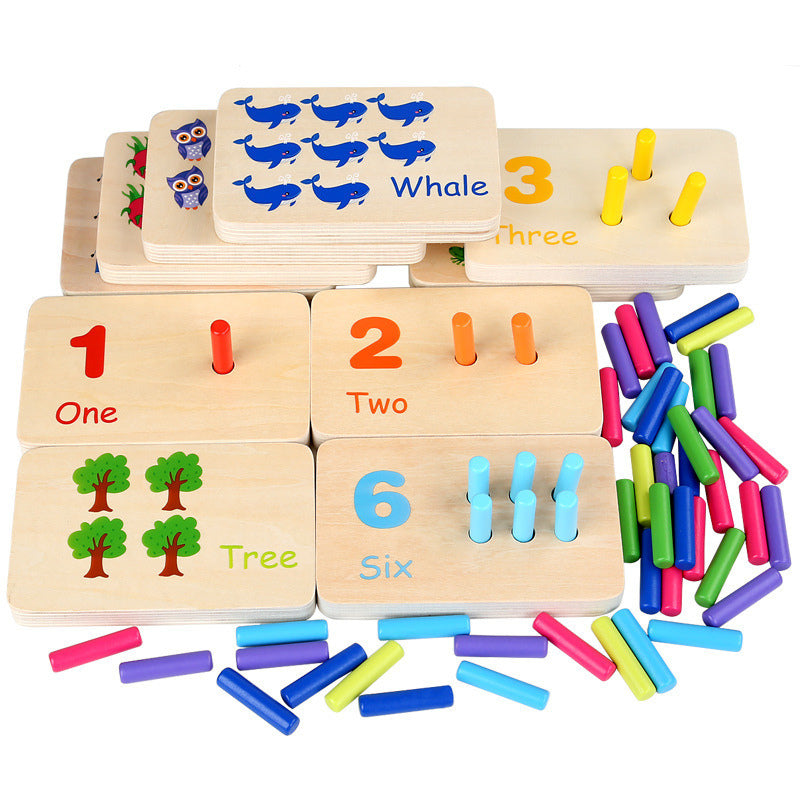 Toddlers Count & Match Board