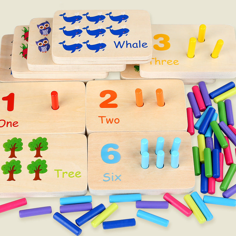 Toddlers Count & Match Board