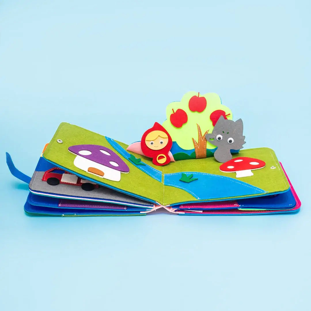 Toddlers Felt Board Book – Interaktiv aktivitetsbok