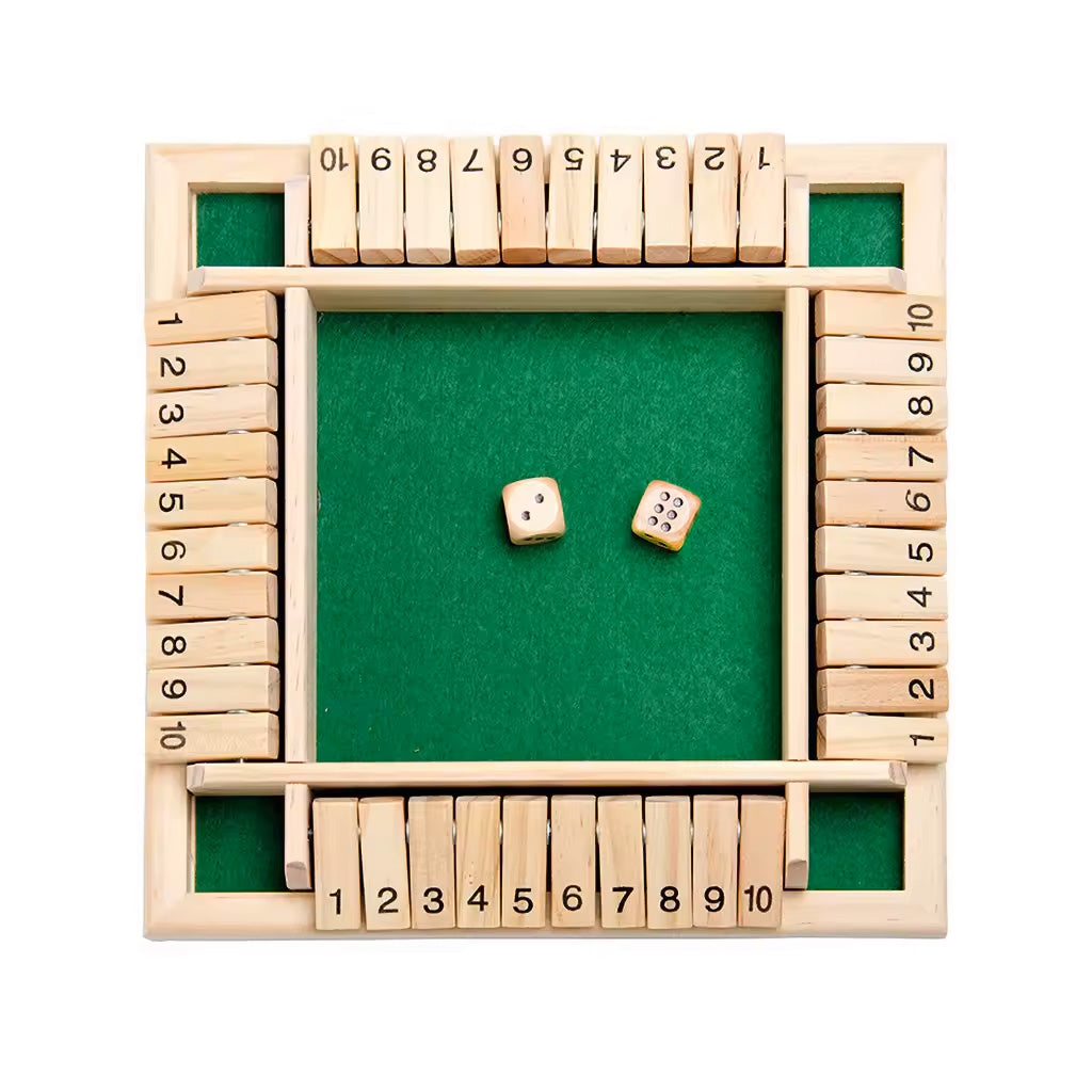 Shut the Box Dice Game – Favorise les compétences en mathématiques grâce à un gameplay amusant