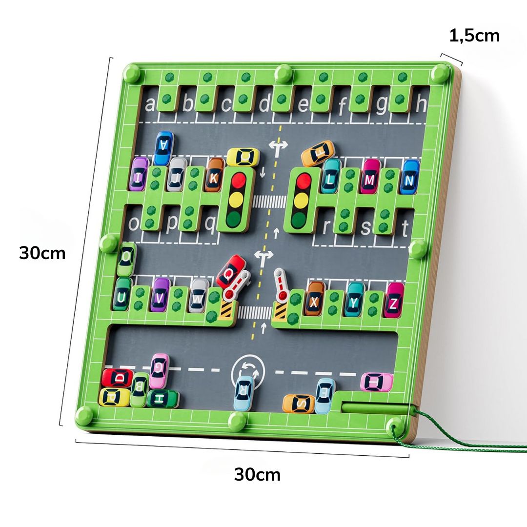 Toddlers Parking Maze - Motiverer barn til å lære alfabetet